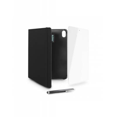 Urban Factory Greenee Pack Funda, Lapiz y Cristal Templado para Ipad - 10ª Generacion - 10.9 - Ecologico - Color Negro