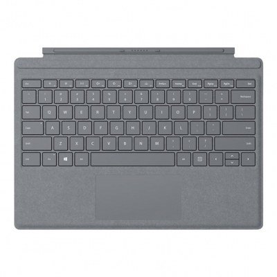 Teclado microsoft surface pro type cover para surface pro 3 - 4 carbon claro