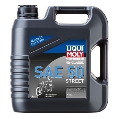 Garrafa 4L de aceite Liqui Moly HD-CLASSIC SAE50 STREET 1230