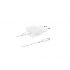Samsung EP-T2510 Cargador para Smartphone Carga Rápida 25W Blanco con Cable