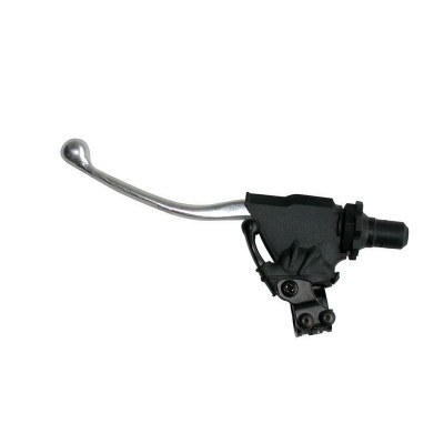 BIHR Clutch Lever + Perch w/ Hot Start Forged 4 Stroke Polished/Black Universal L10-408C