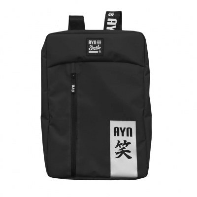 Smile Akira Mochila para Portátil hasta 16' Impermeable Antirrobo Negra