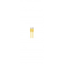 Gembird PP6U-0.25M/Y Latiguillo de red rj45 Cat6 U/UTP 0.25m amarillo