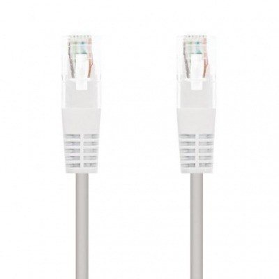 Cable de Red RJ45 UTP Nanocable 10.20.0110-W Cat.5/ 10m/ Blanco