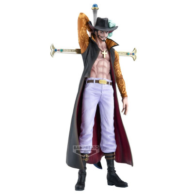 Figura banpresto one piece premium dracule mihawk [the brush] 34cm