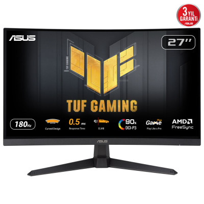 TUF Gaming VG27WQ3B pantalla para PC 68,6 cm (27) 2560 x 1440 Pixeles Quad HD LCD Negro