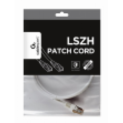 CABLE RED S-FTP GEMBIRD CAT 6A LSZH BLANCO 1 M