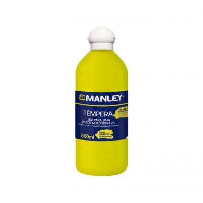 BOTE 500ML TEMPERA LIQUIDA MANLEY AMARILL MNP18625