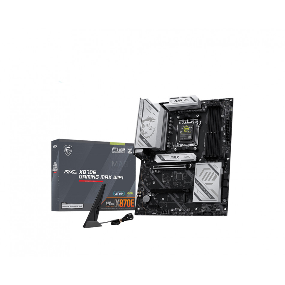 MSI MAG X870E GAMING MAX WIFI placa base AMD X870E Zócalo AM5 ATX