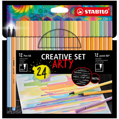Creative Set ARTY rotulador de punta fina Colores surtidos 24 pieza(s)