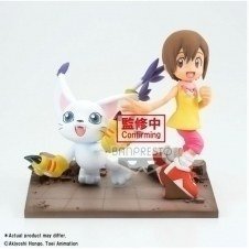 Figura banpresto digimon adventure dxf adventure archives hikari & tailmon