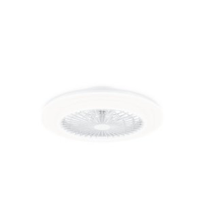 VENTILADOR DE TECHO PHILIPS AMIGO 42+20W PLAFON LED 30-40-65K MANDO DISTANCIA BLANCO ASPAS OCULTAS