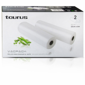 Bolsas para envasadora Taurus rollo 2 unidades 22 cm x 6 metros