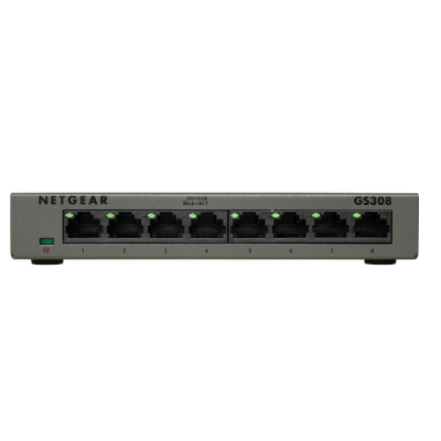 GS308-100 10/100/1000 8P CAJA METAL