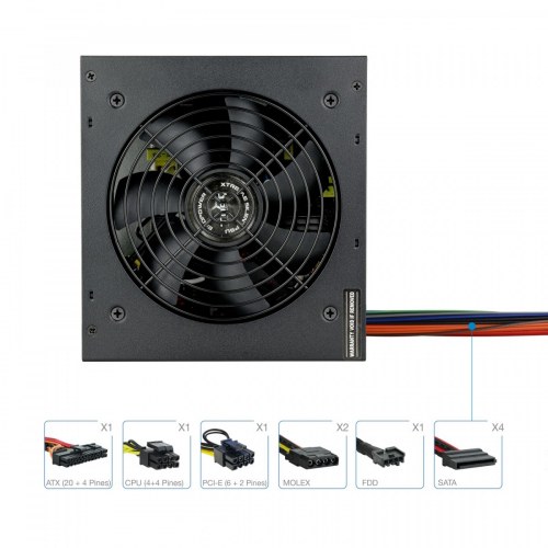 TQEP-550SP Fuente de alimentación Ecopower II ATX 550W con PFC Activo