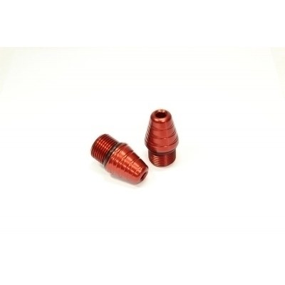 Contrapesos roscados de manillar GILLES TOOLING, rojo M18x1,5 mm LG-0-R