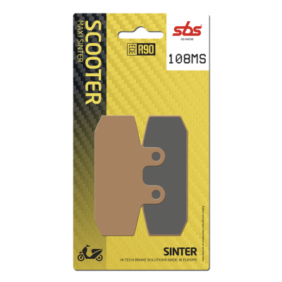 MS Scooter Maxi Sintered Brake Pads SBS 108MS