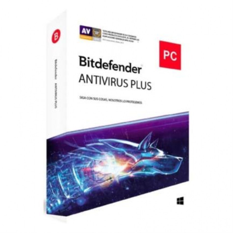 Licencia Antivirus Bitdefender Plus 1 Año 5 Usuarios Caja De BITDEFENDER…