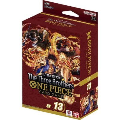Juego de cartas one piece tcg the three brothers ultra deck inglés