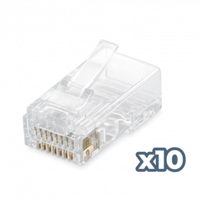 Conector phasak rj 45 cat. 6 utp (10 unid) phk 45c6