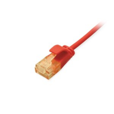 LATIGUILLO SLIMFLEX U/UTP CATEGORIA 6A LIBRE HALOGENOS 0.15M COLOR ROJO EQUIP 626200