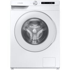 Lavadora Samsung WW12T504DTW, 12Kg, 1400rpm, Clase A, 54 kWh por 100 ciclos, 72dB centrifugado, Ecobubble, Wifi, Vapor, SmartThings AI Energy Mode, Inverter, color blanco