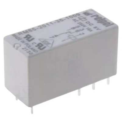 RELÉ 9Vdc 1Cto SPDT 16A/250Vac IP67 RELPOL RM85-2011-35-1009