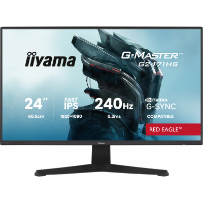 G-MASTER G2471HS-B1 pantalla para PC 60,5 cm (23.8) 1920 x 1080 Pixeles Full HD Negro