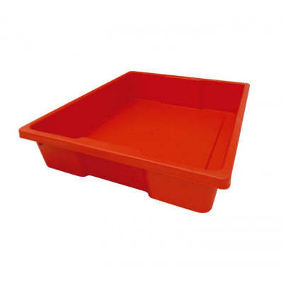 CAJON BAJO S/TAPA 37X31X7.3CM ROJO PP FAIBO 887-03