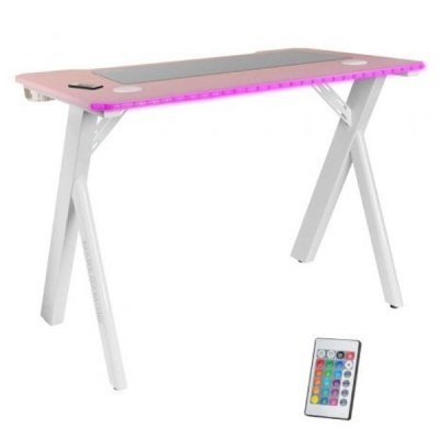 Mesa Gaming Mars Gaming MGD100RGB/ 100 x 60 x 74cm/ Rosa