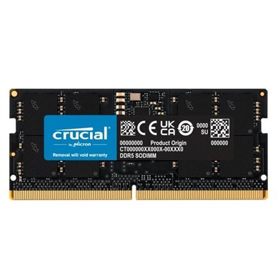 SoDimm Crucial 16GB DDR5 5600Mhz CT16G56C46S5