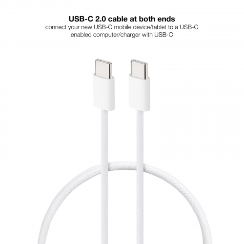 Nanocable Cable USB-C 2.0 60W USB-C/M-M 1m
