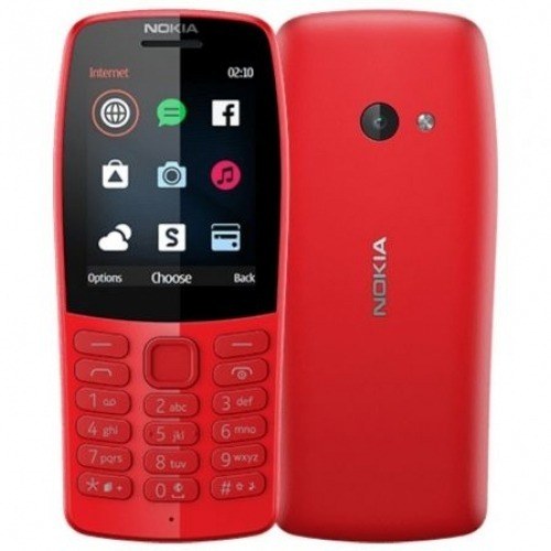 Teléfono Móvil Nokia 210/ Rojo