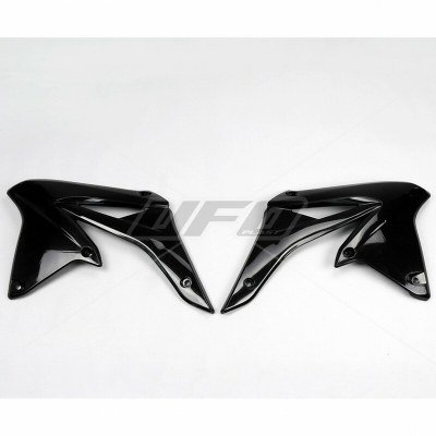 Paneles laterales radiador UFO negro Suzuki RM-Z250 SU04928#001