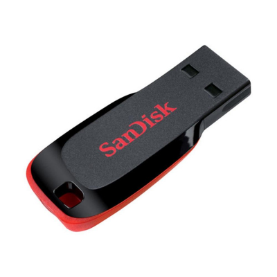 Memoria usb 2.0 sandisk 16gb cruzer blade rojo