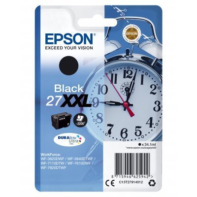Epson T2791 (27XXL) Negro Cartucho de Tinta Original - C13T27914012