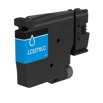 Brother LC527XL Cyan Cartucho de Tinta Pigmentada Generico - Reemplaza LC527XLC/LC527C