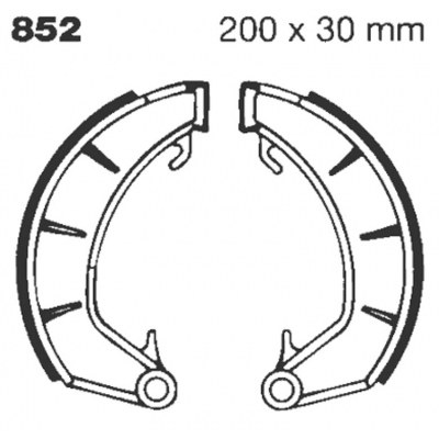 Zapatas de freno estándar EBC 852