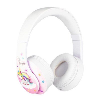 Auriculares Infantiles Gaming con Micrófono Konix Unik Be Magic / Jack 3.5/ Blancos