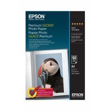 Papel Epson Premium Glossy Photo Paper - A4 - 50 Hojas C13S041624
