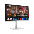 Monitor inteligente MSI Modern MD272UPSW, 27 pulgadas, 4K UHD, IPS, 60 Hz, Google TV, USB-C, HDMI, DisplayPort, blanco - imagen 2
