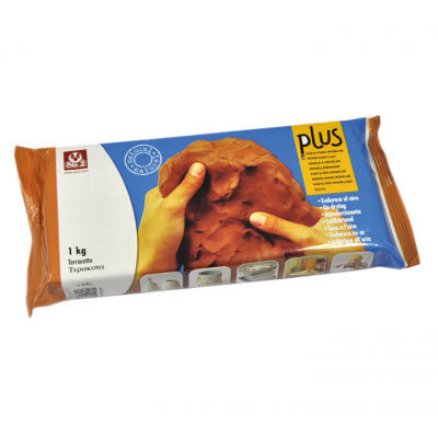 PAQ.6U ARCILLA TERRACOTA SIO-2 PLUS 1KG 2033001000