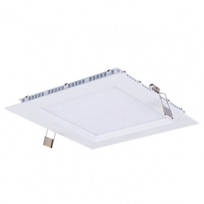 Downlight led silver electronics gort cuadrado y empotrable 1300 - 18w - 6000k blanco