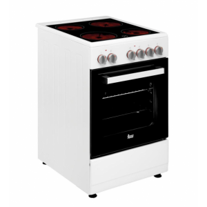 Cocina vitrocerámica Teka FS502 4VE WH, 4 zonas, 50 x 63 cm, ref. 40297957, blanco