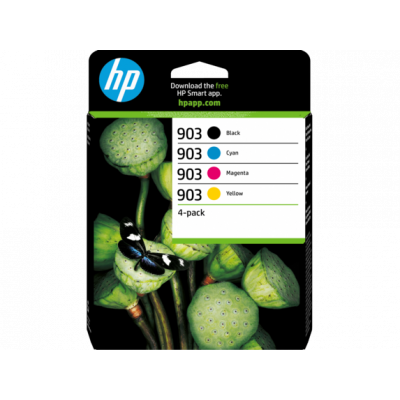 Cartucho de Tinta Original HP nº903 Multipack/ Negro/ Magenta/ Cian/ Amarillo