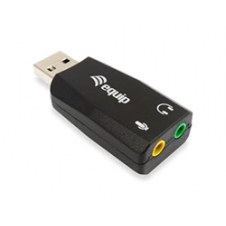 Tarjeta De Sonido Equip Life Usb 3.5mm Negro