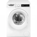 Lavadora Smeg LB2T82ASES, 8 kg, 1200 rpm, clase A, blanco
