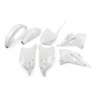 UFO Plastic Kit - White Kawasaki KX85 KAKIT229@047