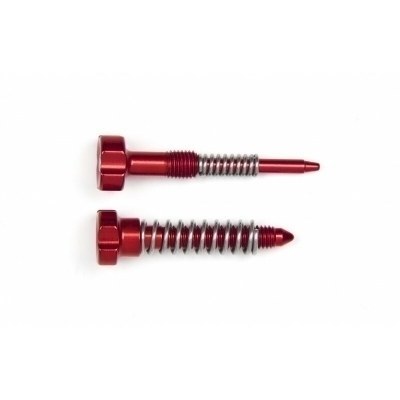 S3 Enduro Carburetor Adjuster Screws Idle + Air + Springs Red BL-698-R