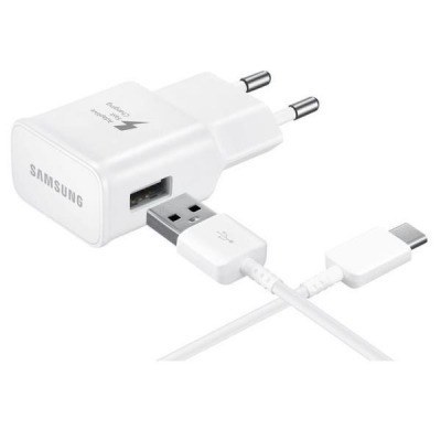 CARGADOR RAPIDO 15W USB TIPO C WHIT
